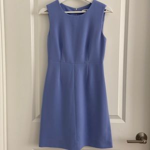 Periwinkle Diane bin Furstenberg tailored dress.